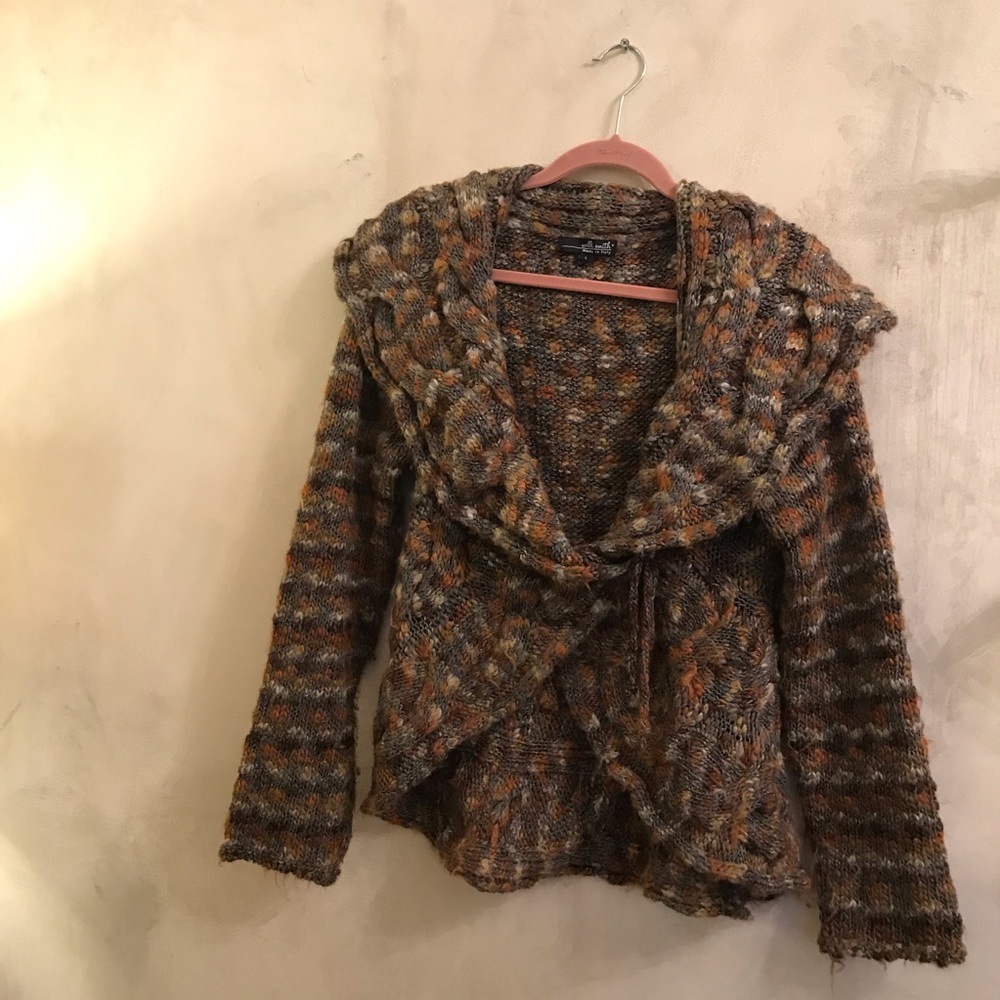 Willi smith autumnal wrap sweater